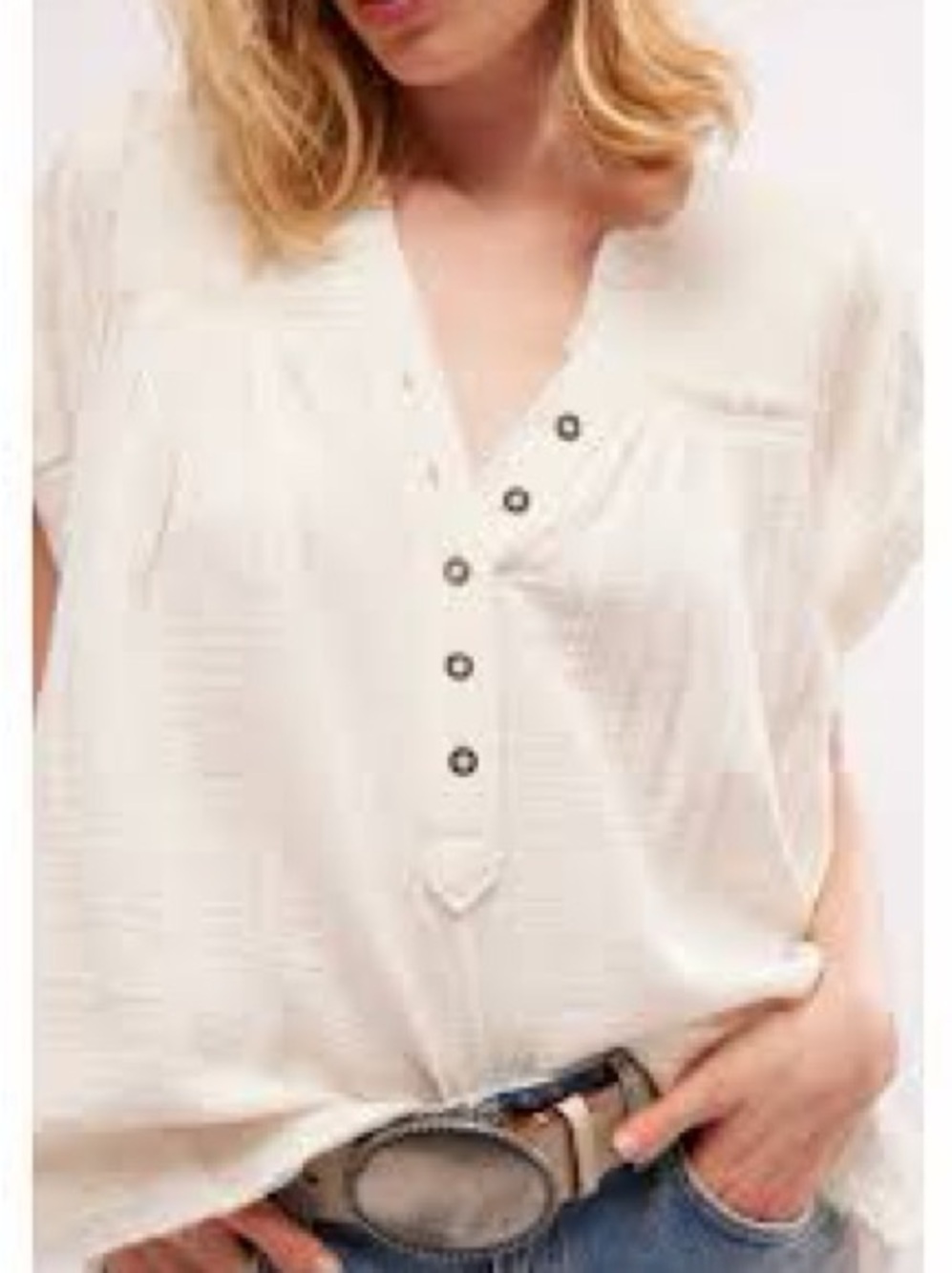 Free People Horizons Double Cloth size large
